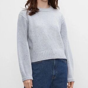 Club Monaco Light Blue Crewneck Wool Sweater